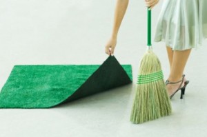 sweeping under the rug