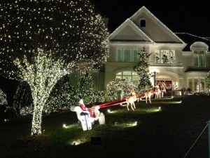 Coury house Christmas lights
